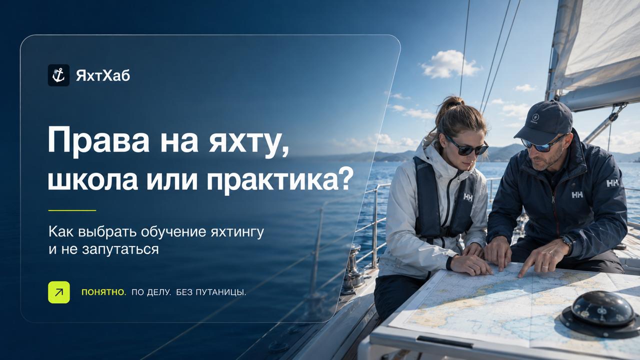 Права на яхту, школа или практика: как выбрать обучение яхтингу и не запутаться